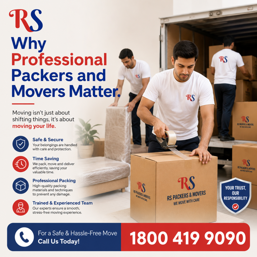 Why Professional Packers and Movers Matter