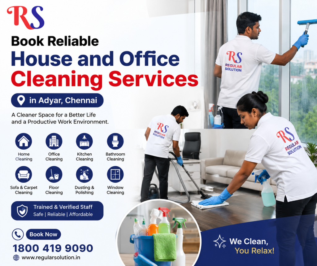 Our House Cleaning Services in Adyar