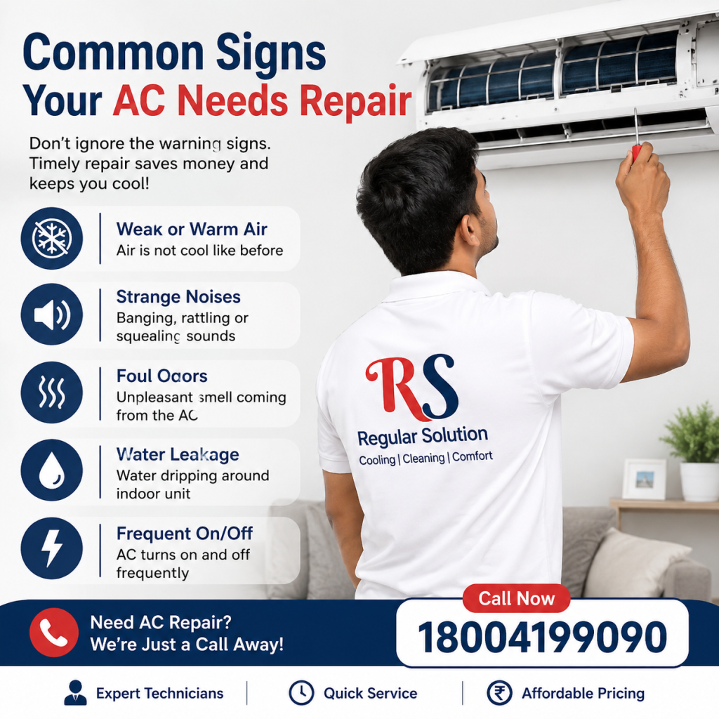 Common Signs Your AC Needs Repair
