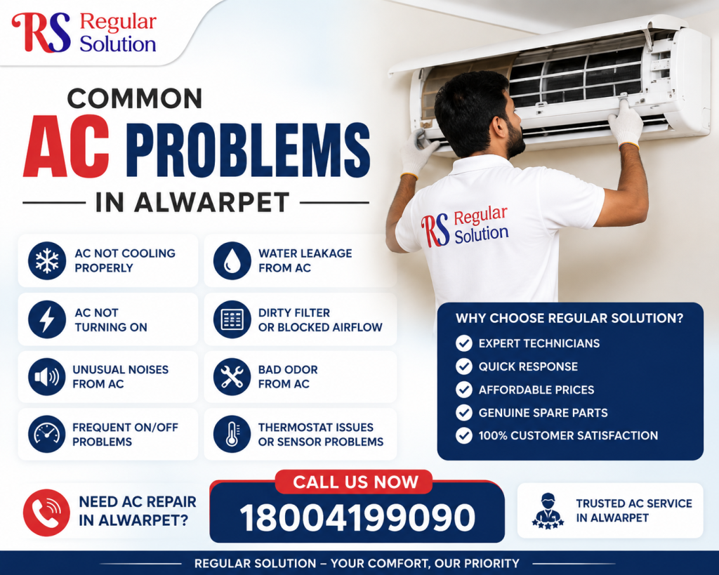 Common AC Problems in Alwarpet