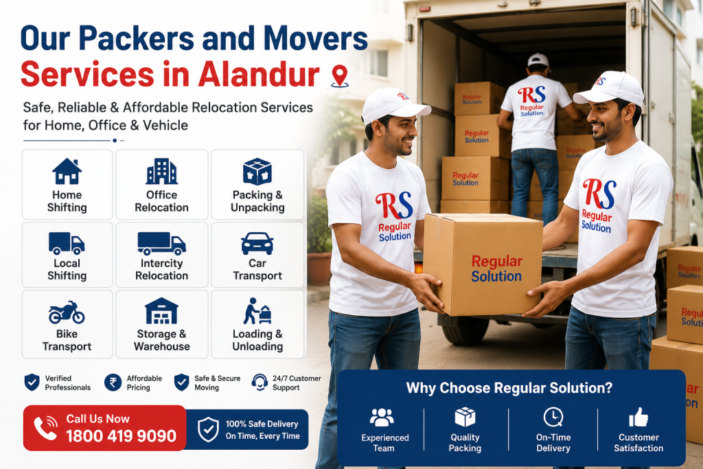 Our Packers and Movers Services in Alandur